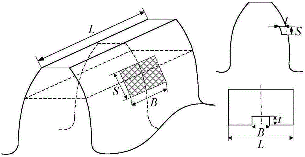 Peeled-off gear meshing model based on meshing stiffness