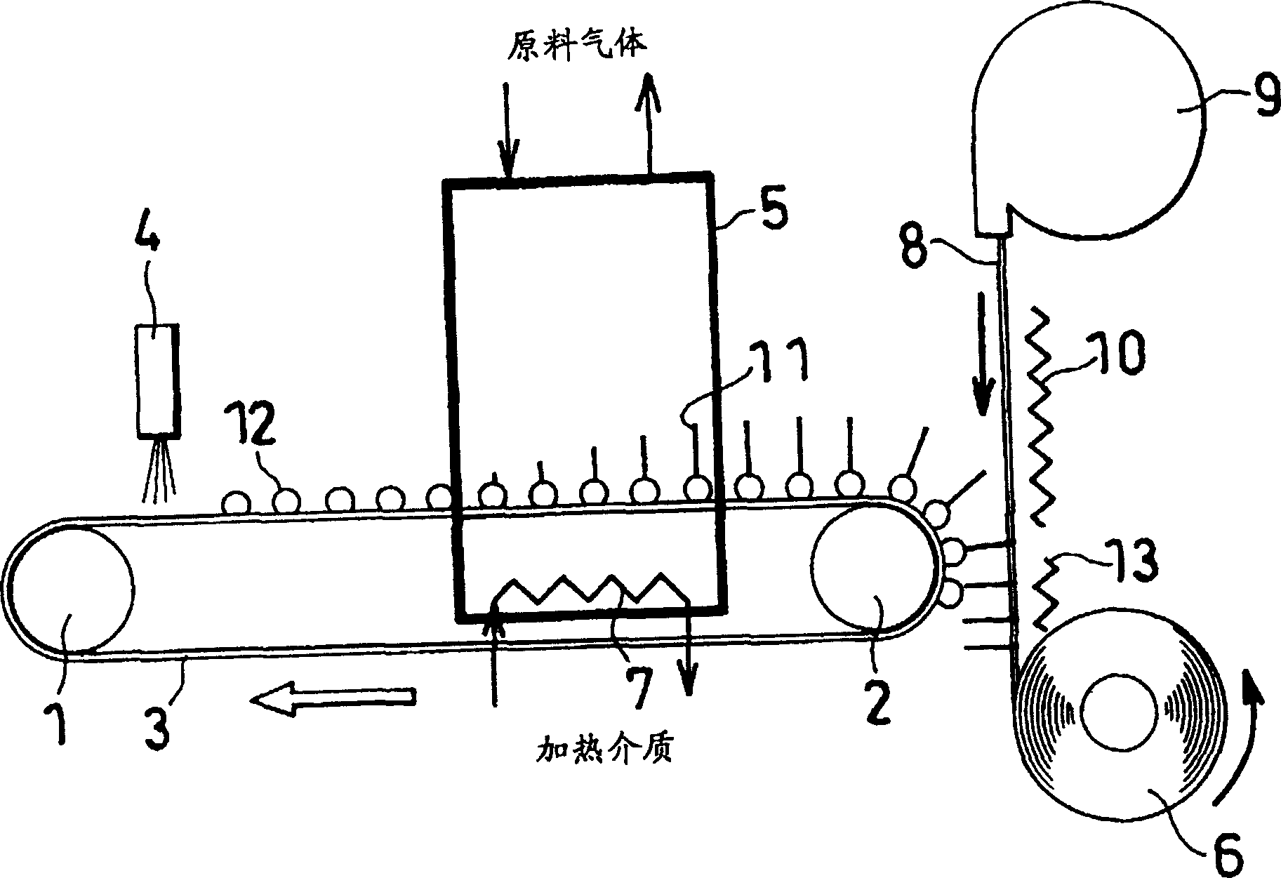 Conductive material using carbon nano-tube, and manufacturing method thereof