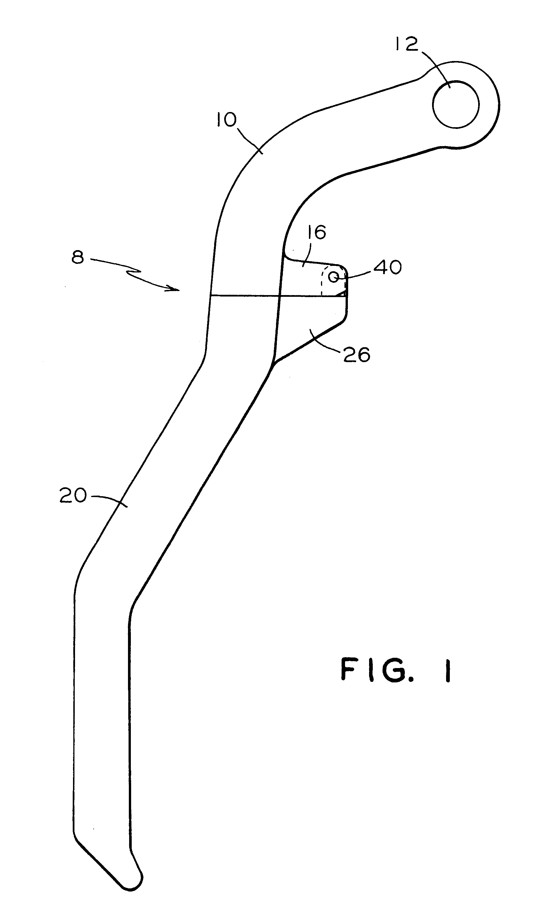 Jointed hand brake release handle