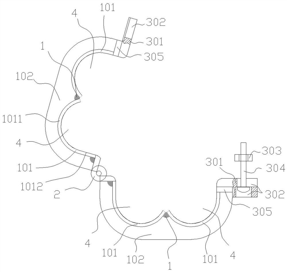 Buckle and building template supporting steel pipe joist manufactured by using same