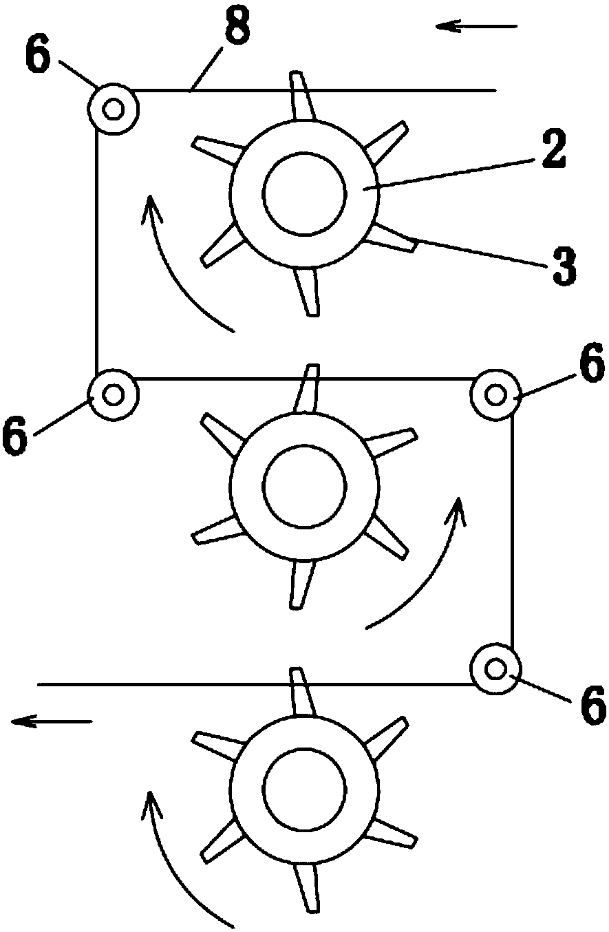 Multi-layer wire-splitting knife device