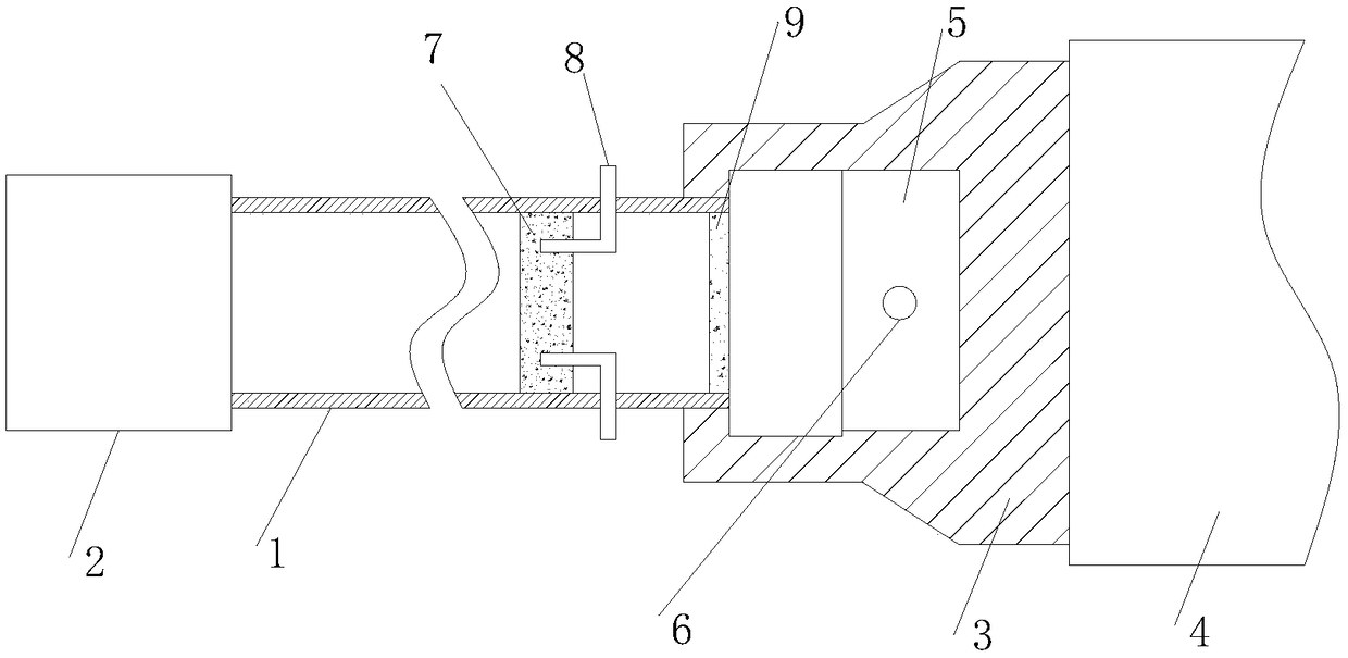 Adjusting Structure of Injection Rod for Die Casting Machine