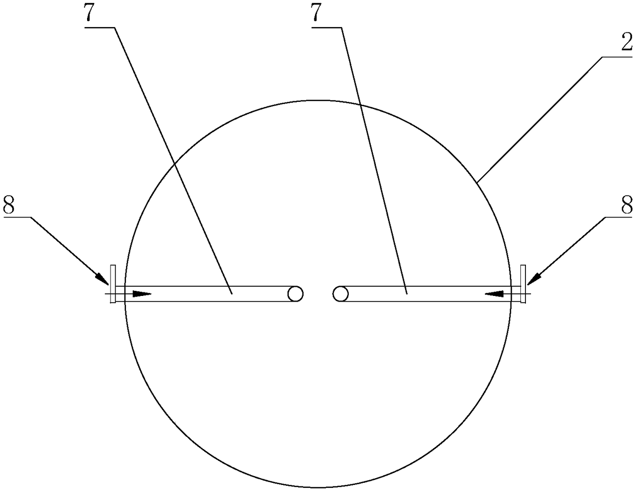 Closed type ground torch