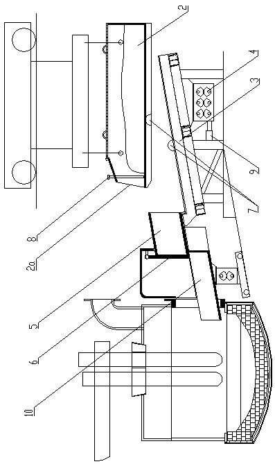 Quick feeding device for feeding waste steel into electric furnace and feeding method thereof