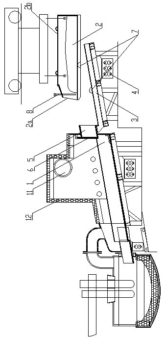 Quick feeding device for feeding waste steel into electric furnace and feeding method thereof