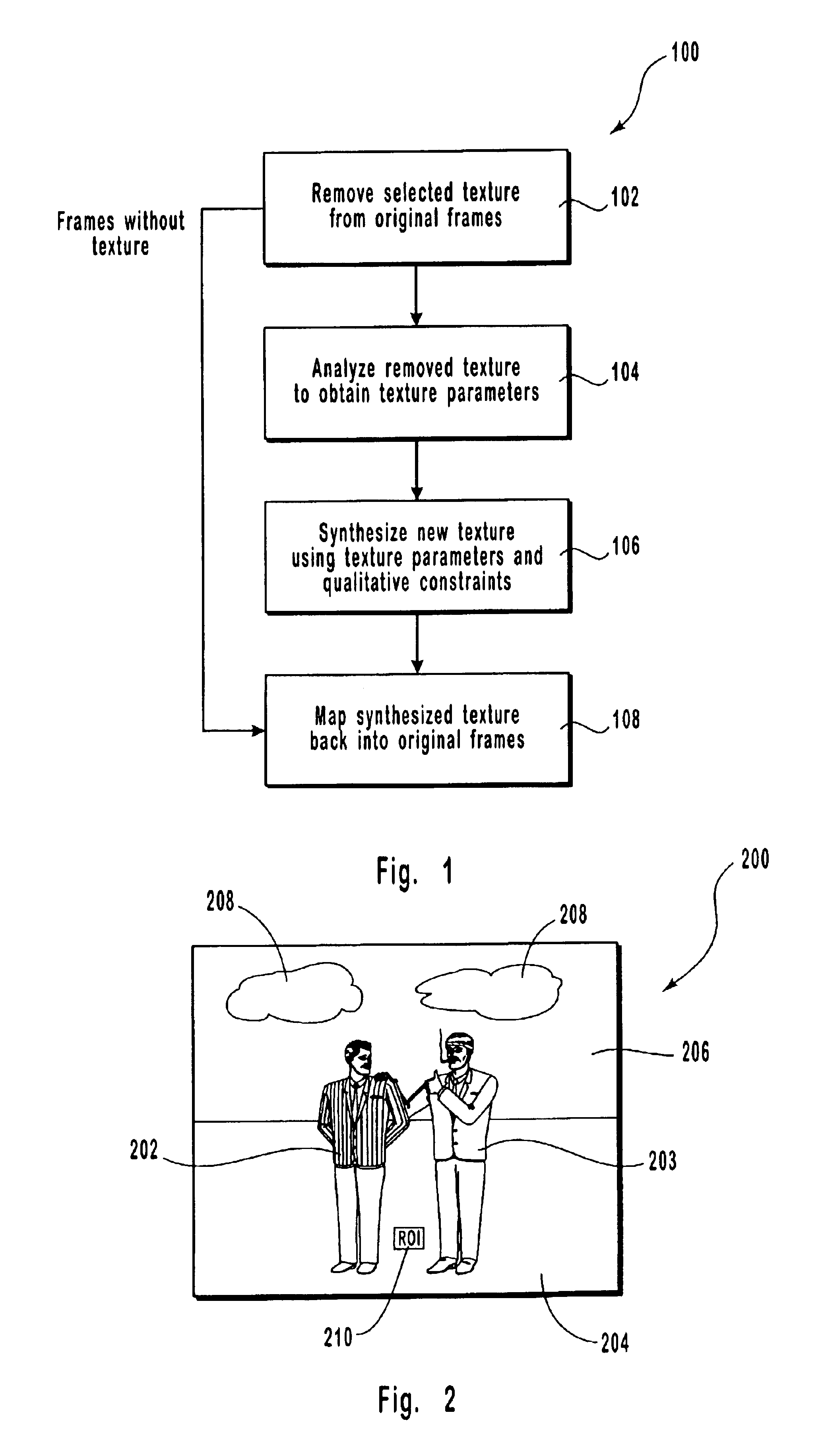 Texture replacement in video sequences and images