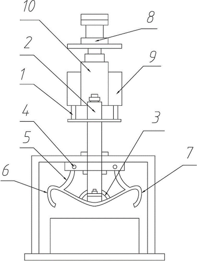 U-shaped tube smoke guiding car uncovery gripper device