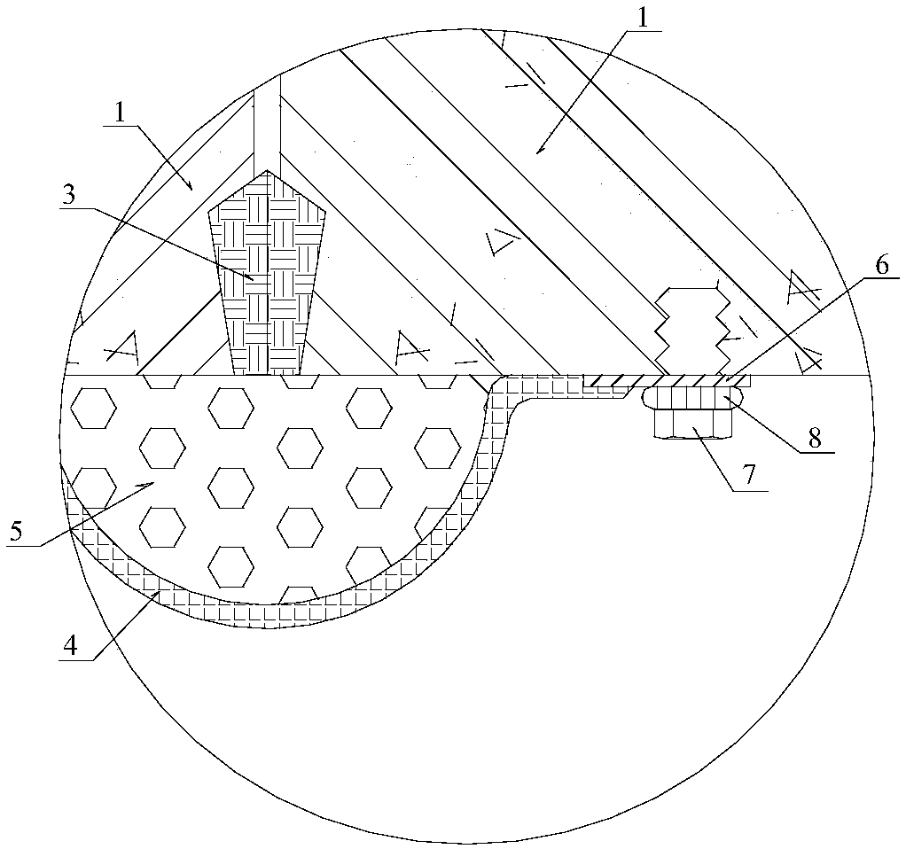 Water guiding sealing device for shield tunnel joint