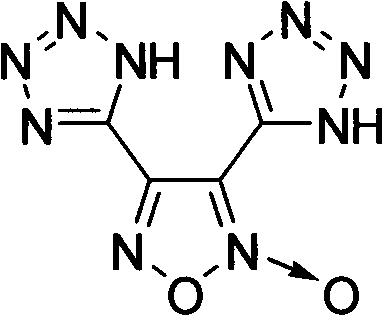 3,4-bis(1-hydro-5-tetrazolyl)furoxan ionic salt containing energy and preparation method thereof