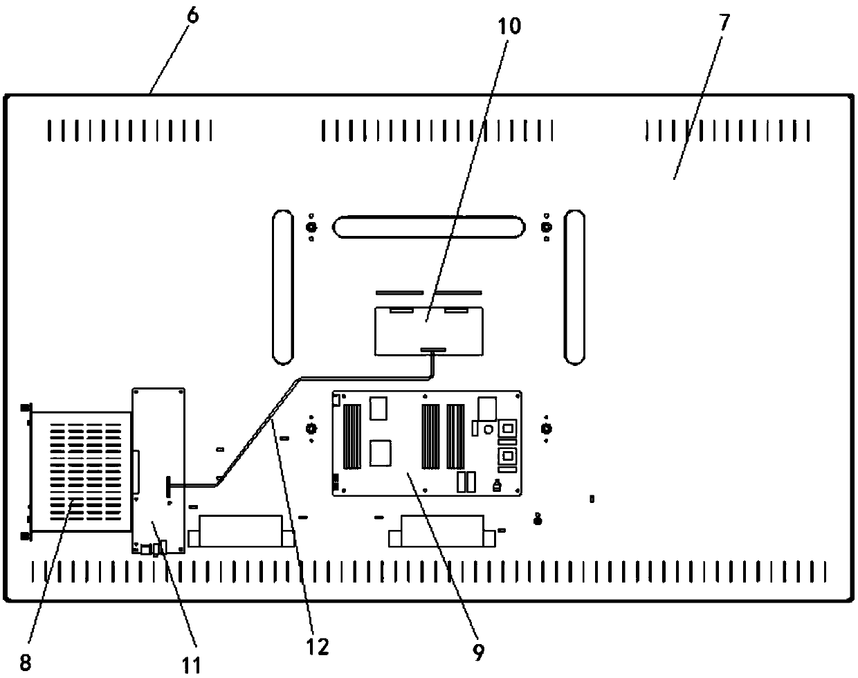 The invention discloses a dDual-system mainboard intelligent touch panel