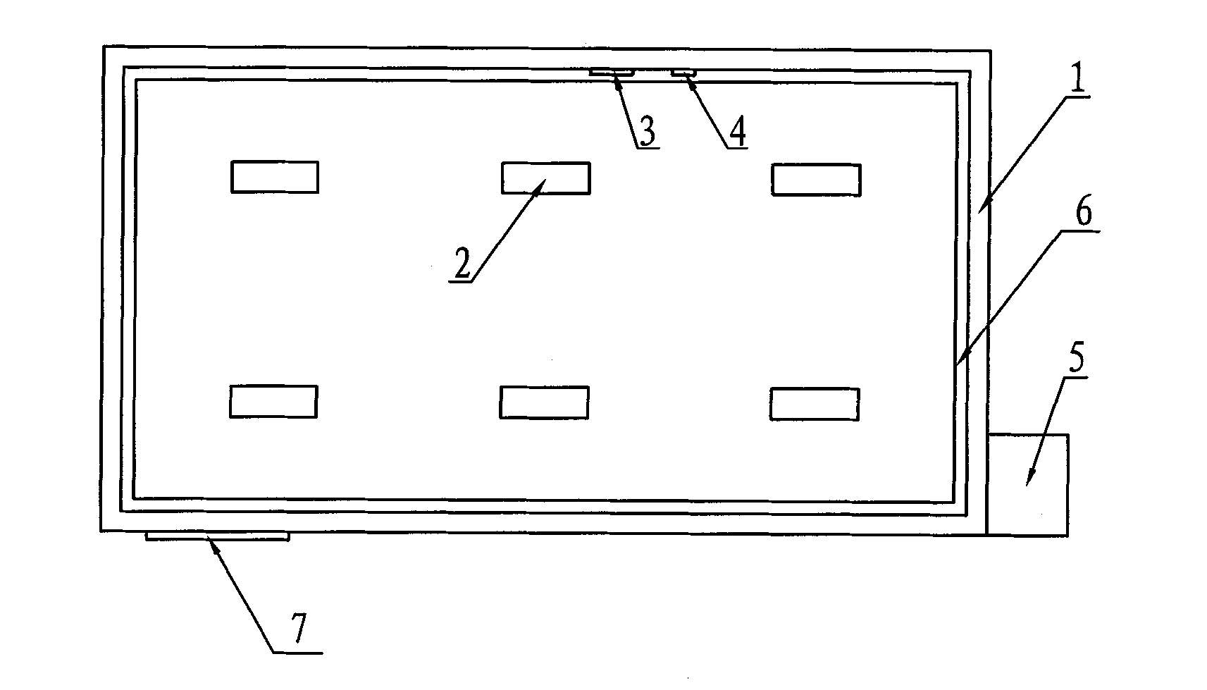 Simulation light source device for solar battery attenuation test