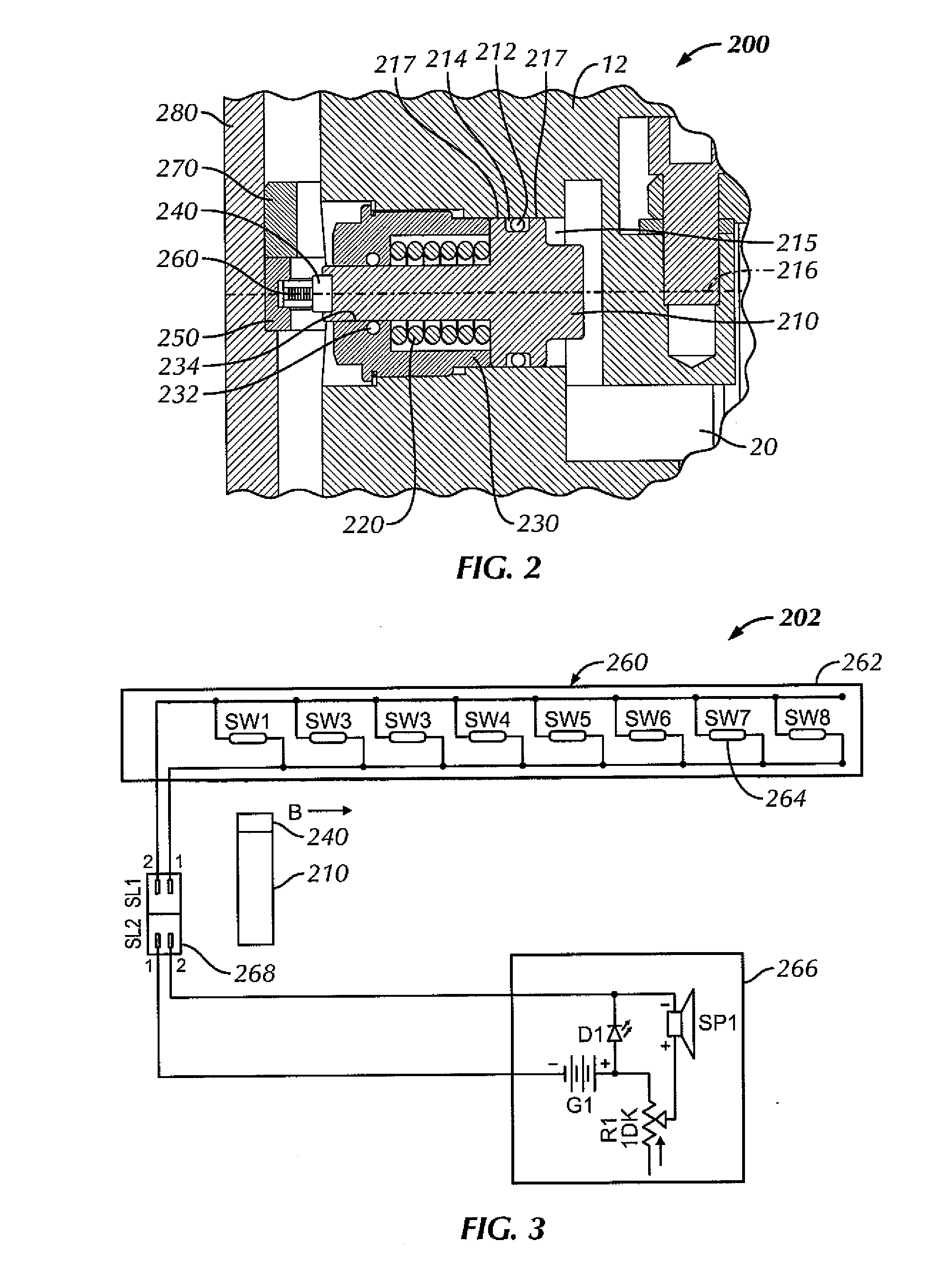 Dual stripper rubber cartridge with leak detection