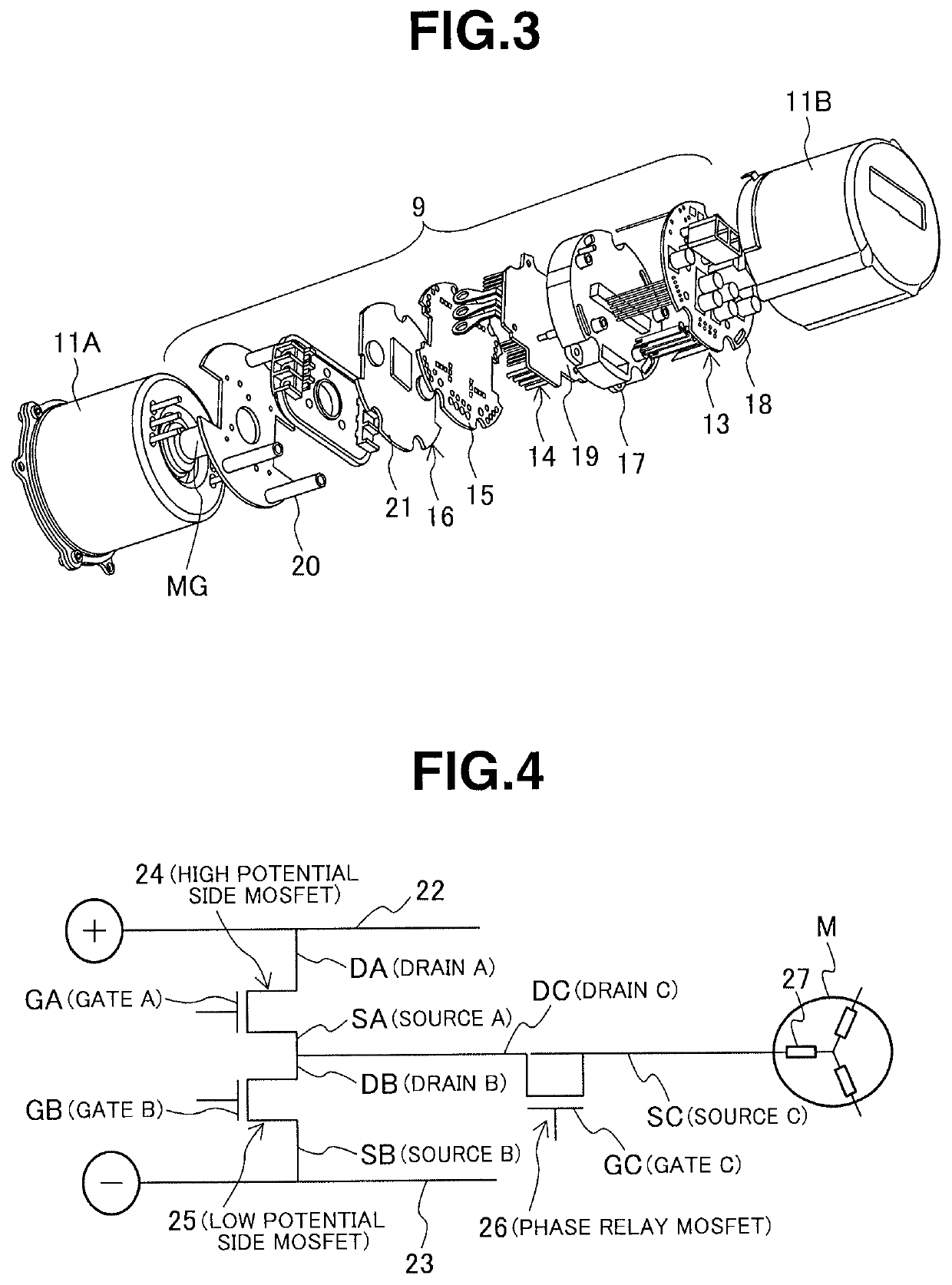 Electric driving device and electric power steering device