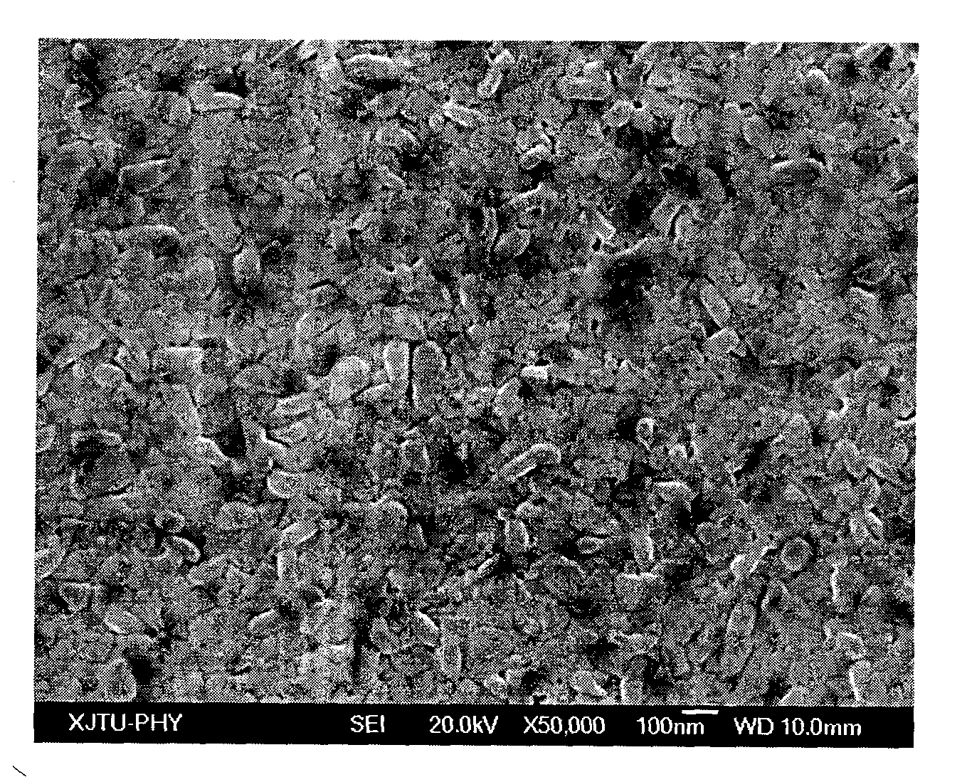 Method for preparing leadless piezoelectric potassium sodium niobate film