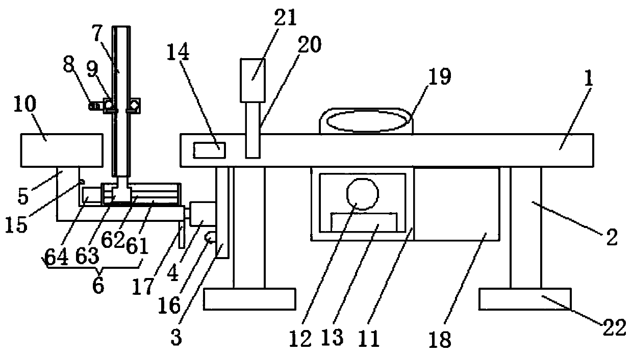 Reverse cervical tumor radiotherapy device