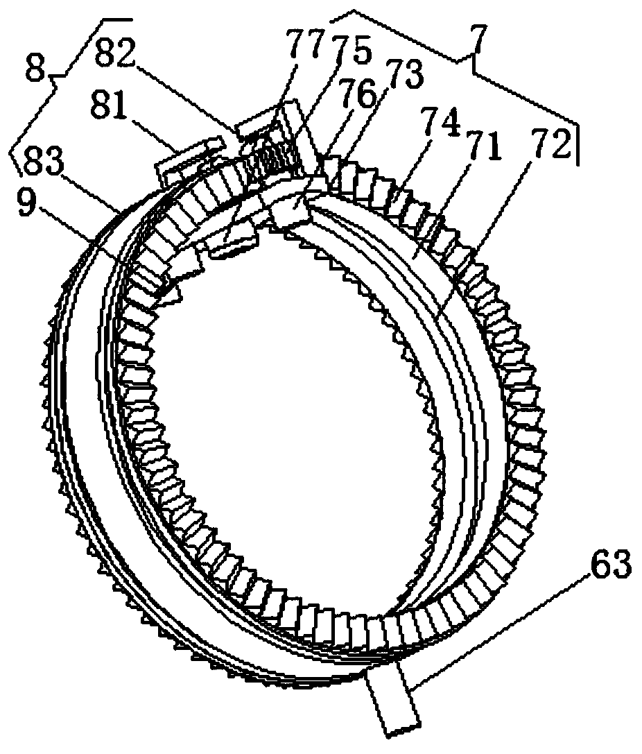 Reverse cervical tumor radiotherapy device