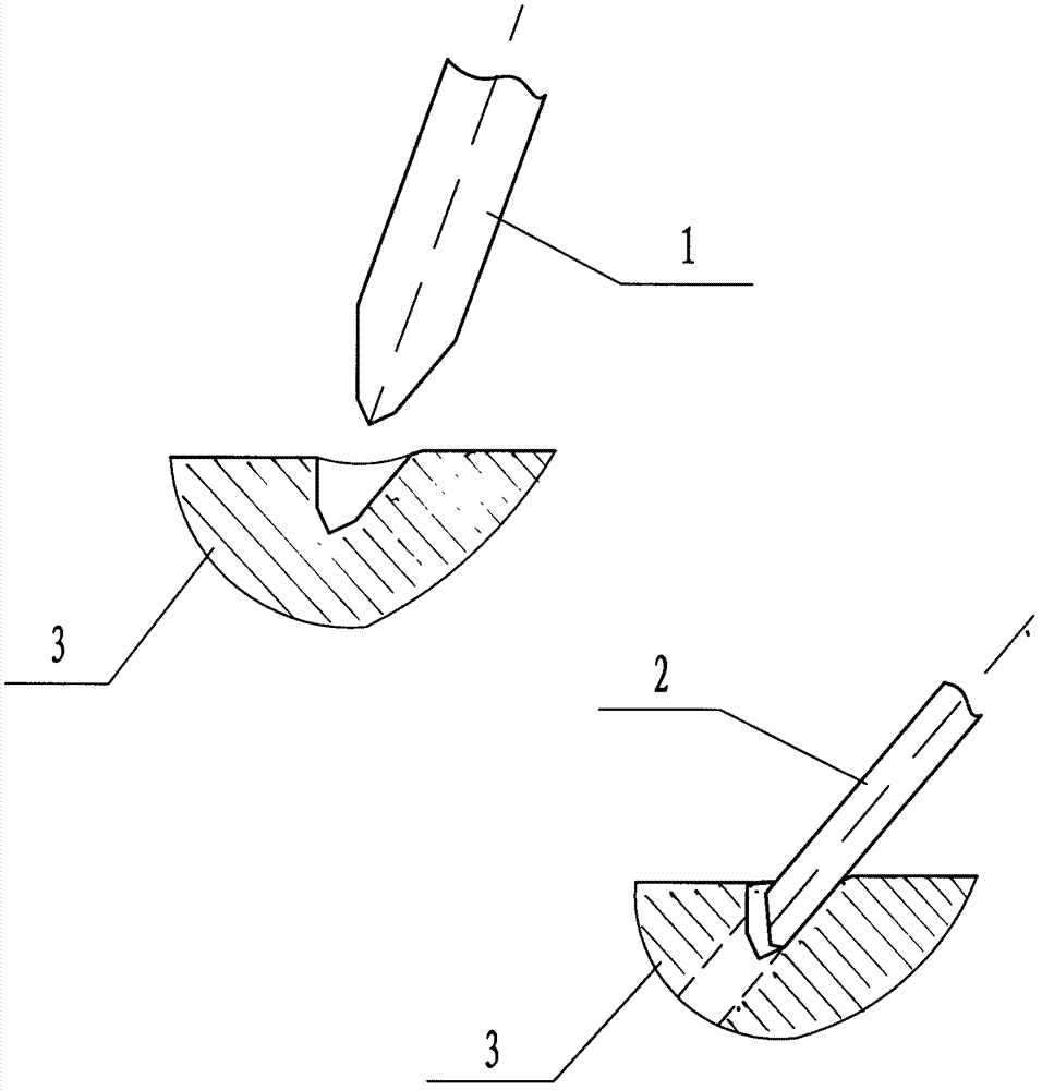 Improved process for machining crankshaft oblique oil hole