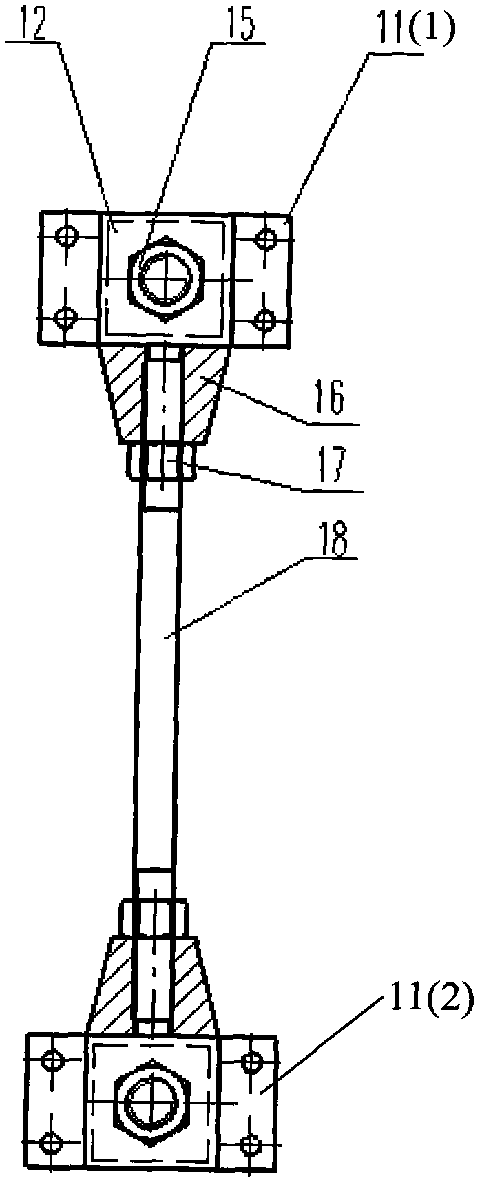 Reverse-flow type cooling vibrating screen