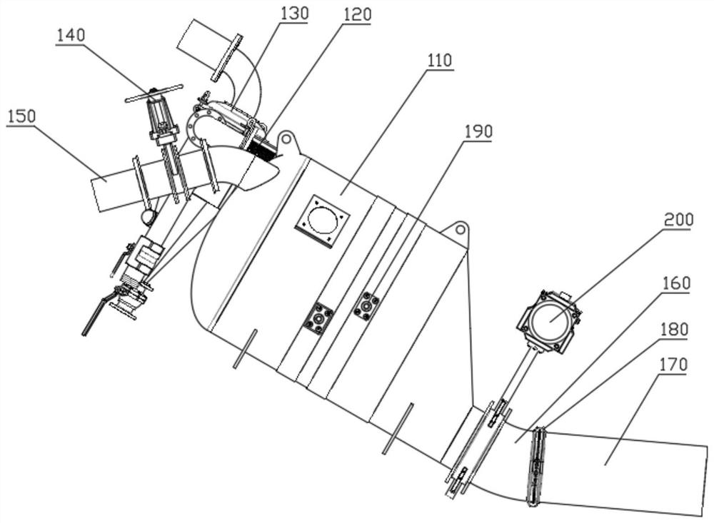 Kitchen waste vacuum suction feeding system and method