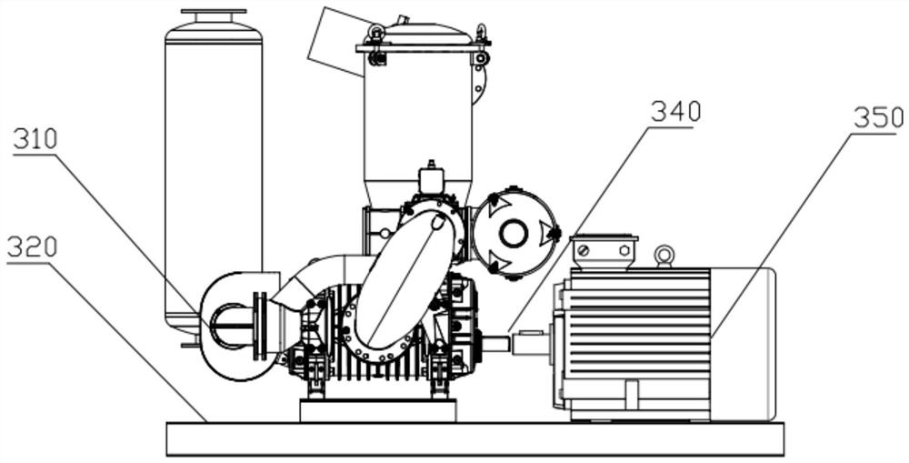 Kitchen waste vacuum suction feeding system and method