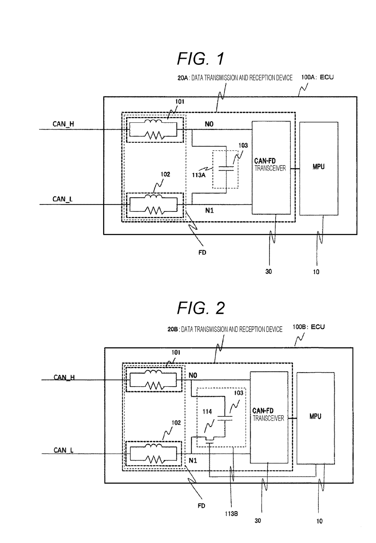 In-vehicle processing device and in-vehicle system