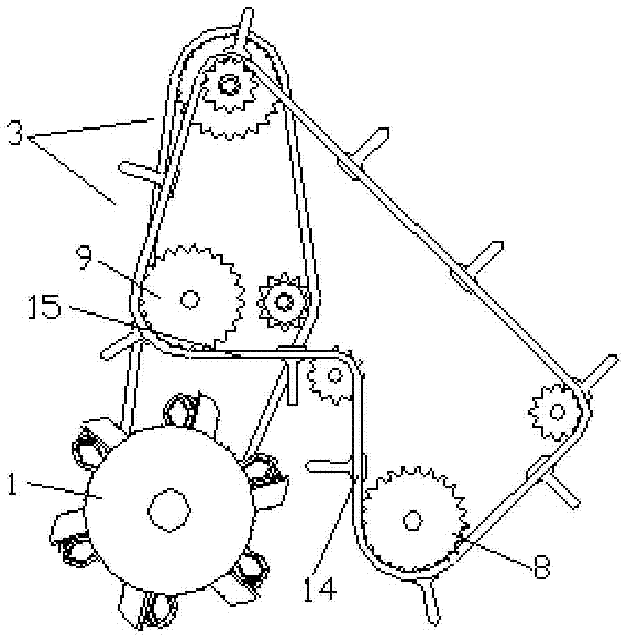 Harvester threshing device