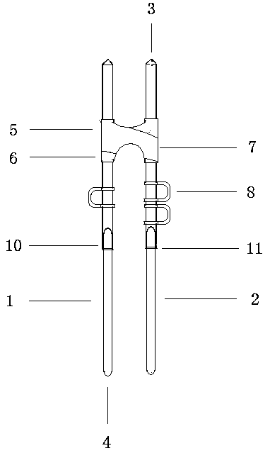 Left-hand training chopsticks for developing right hemisphere