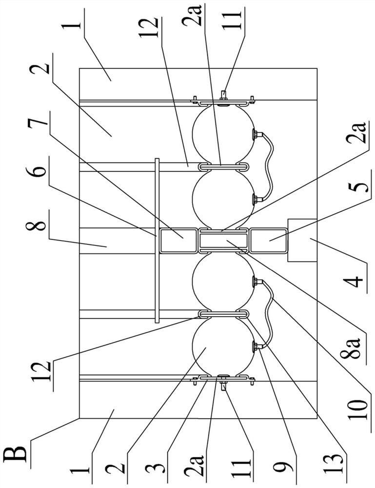 Integral high-speed train inner windshield