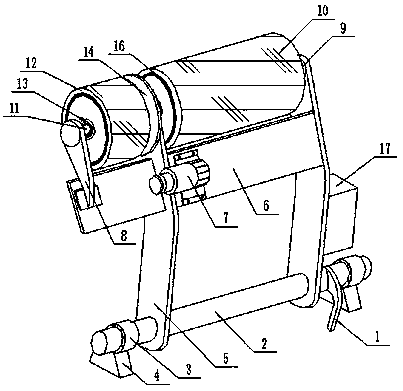 Pressing device of uncoiler