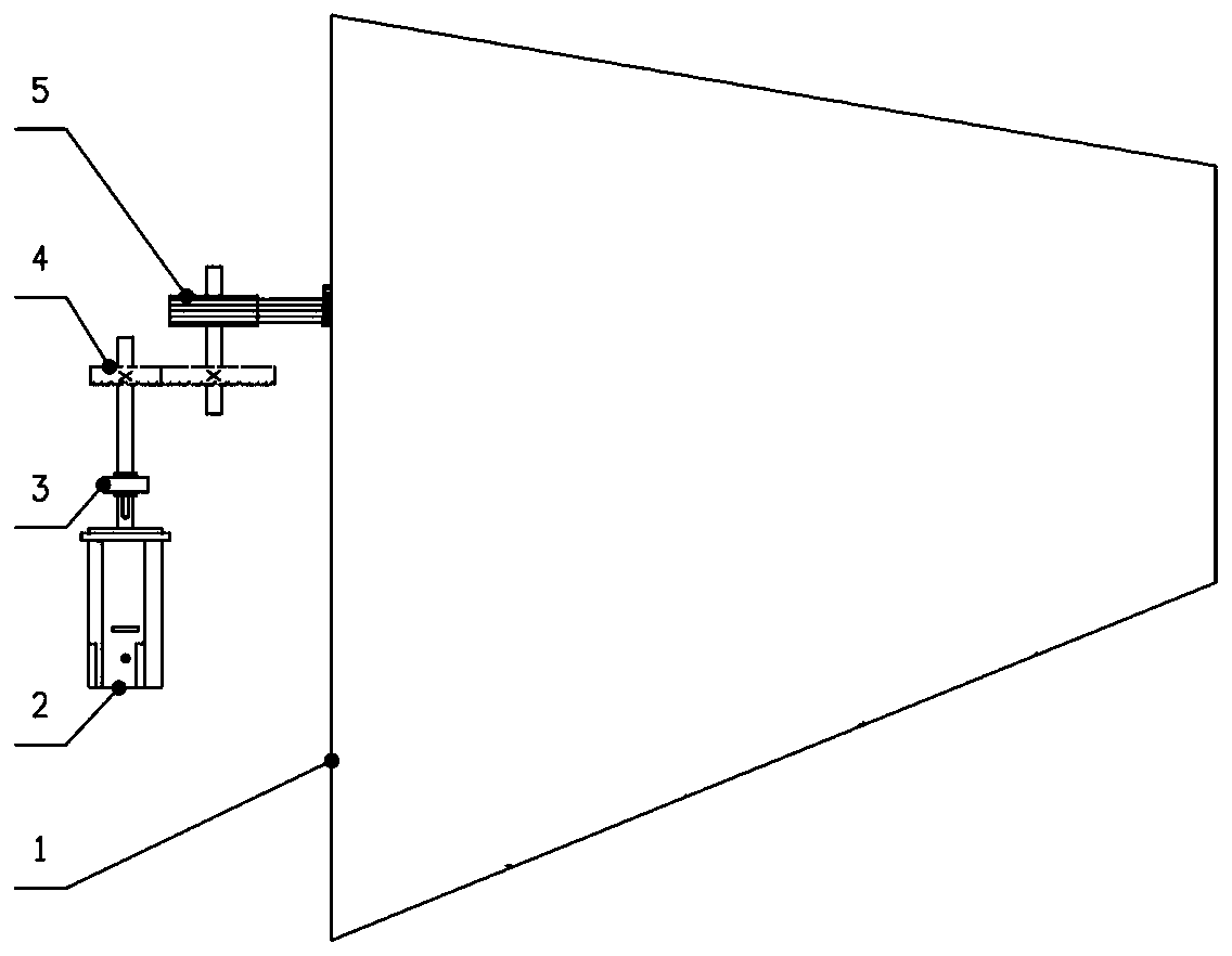 An underwater bionic flexible flapping wing propulsion device