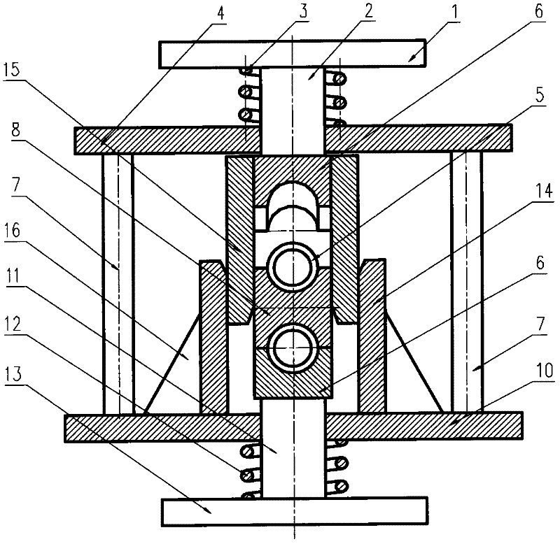 Seamless fork-shaped tube forming process and forming die