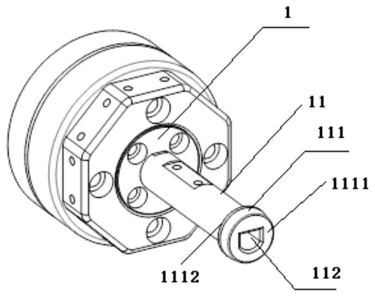 Detachable surgical mechanical device capable of being locked quickly