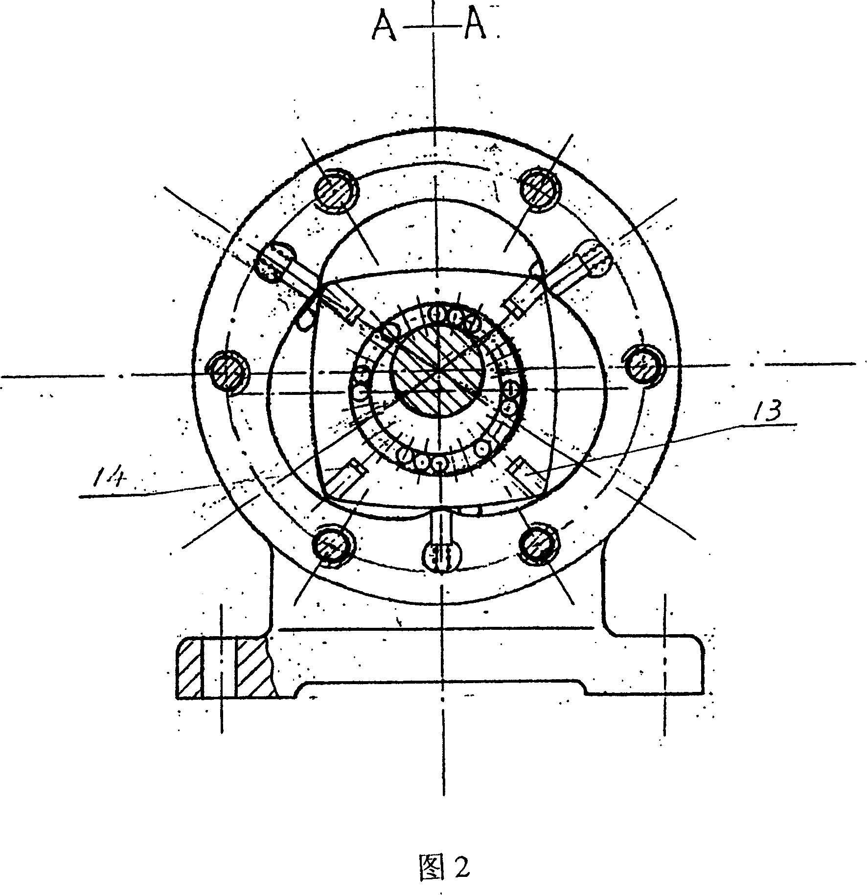 Sliding block rotor pump