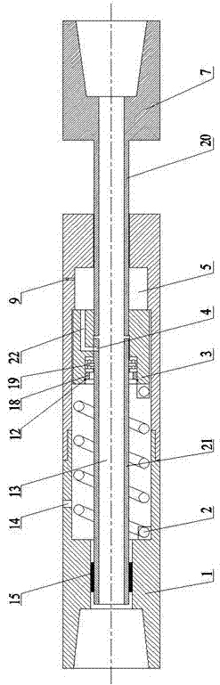 Device used for weakening stick-slip vibration of downhole drilling tool and control method of device