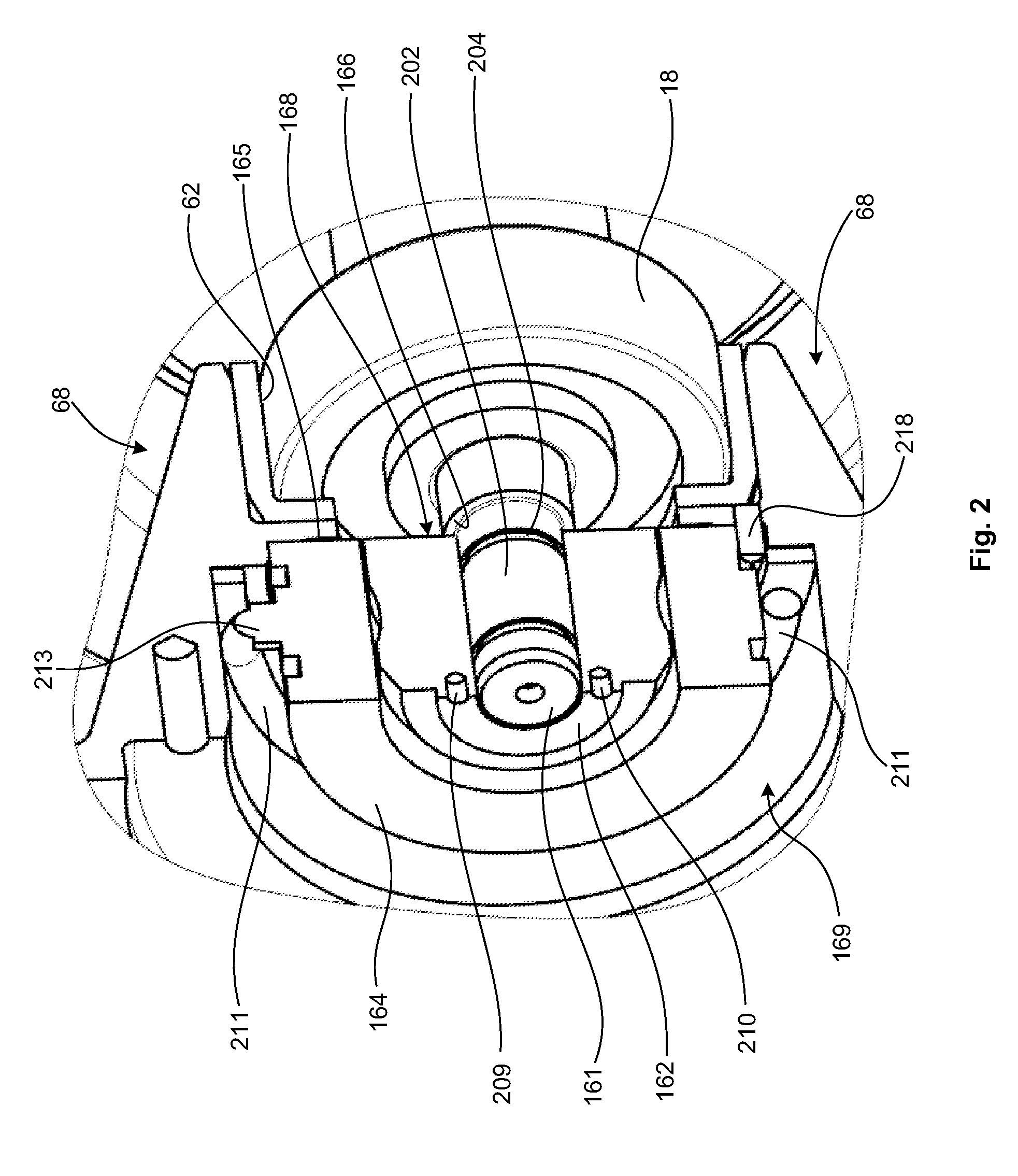 Device for mounting a resolver in an electric machine