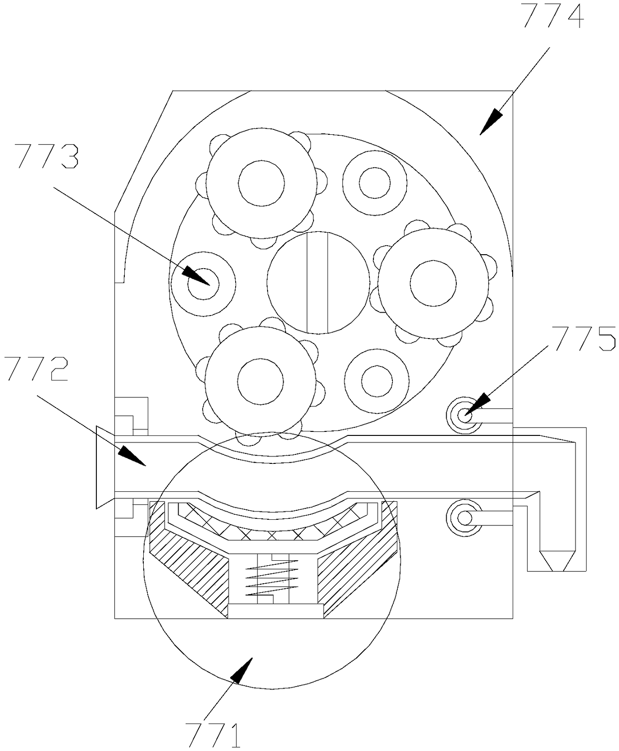 Dairy-product sampling device of utilizing deoxygenation quantitation squeezing and closed delivery