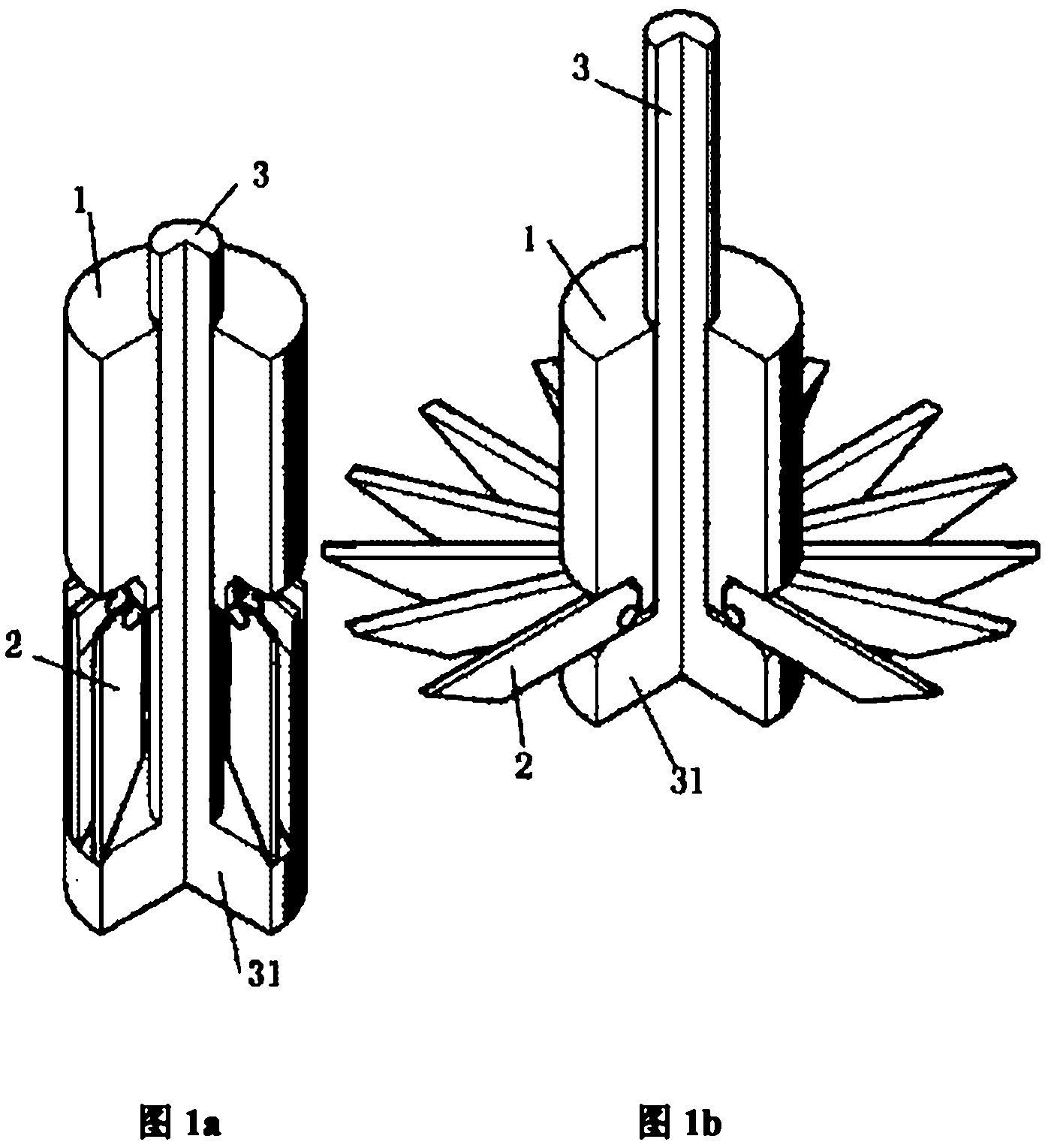 Completely recyclable end support ground anchor