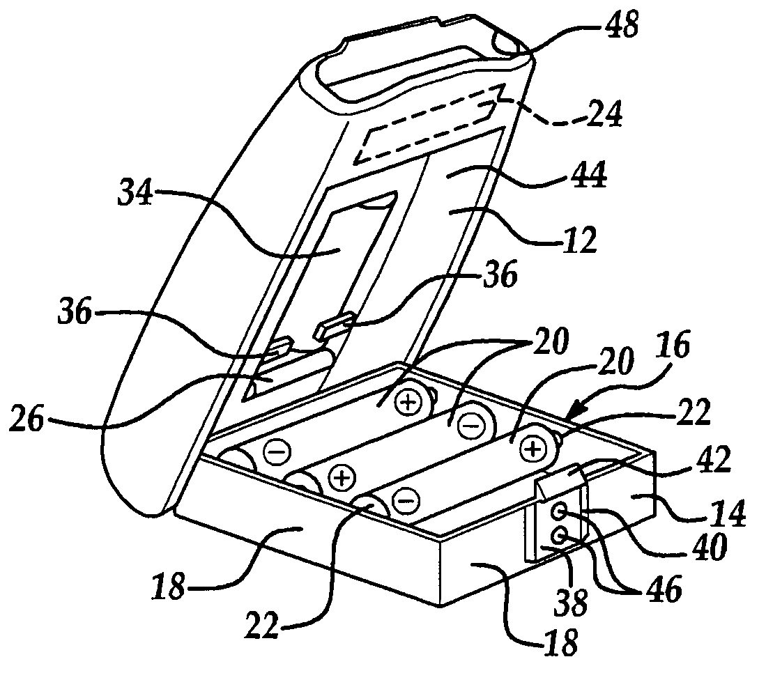 Recessed light source for vehicle seat belts