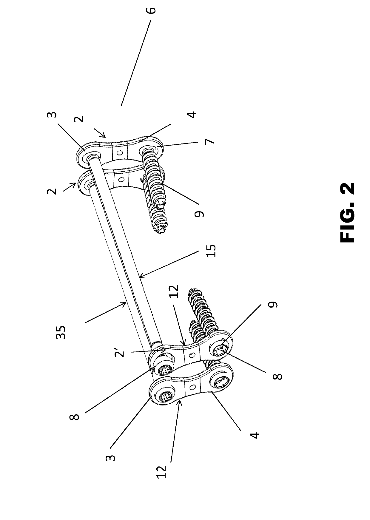 Inner fixation device for the treatment of a limb, in particular the femur distal portion or tibia proximal portion