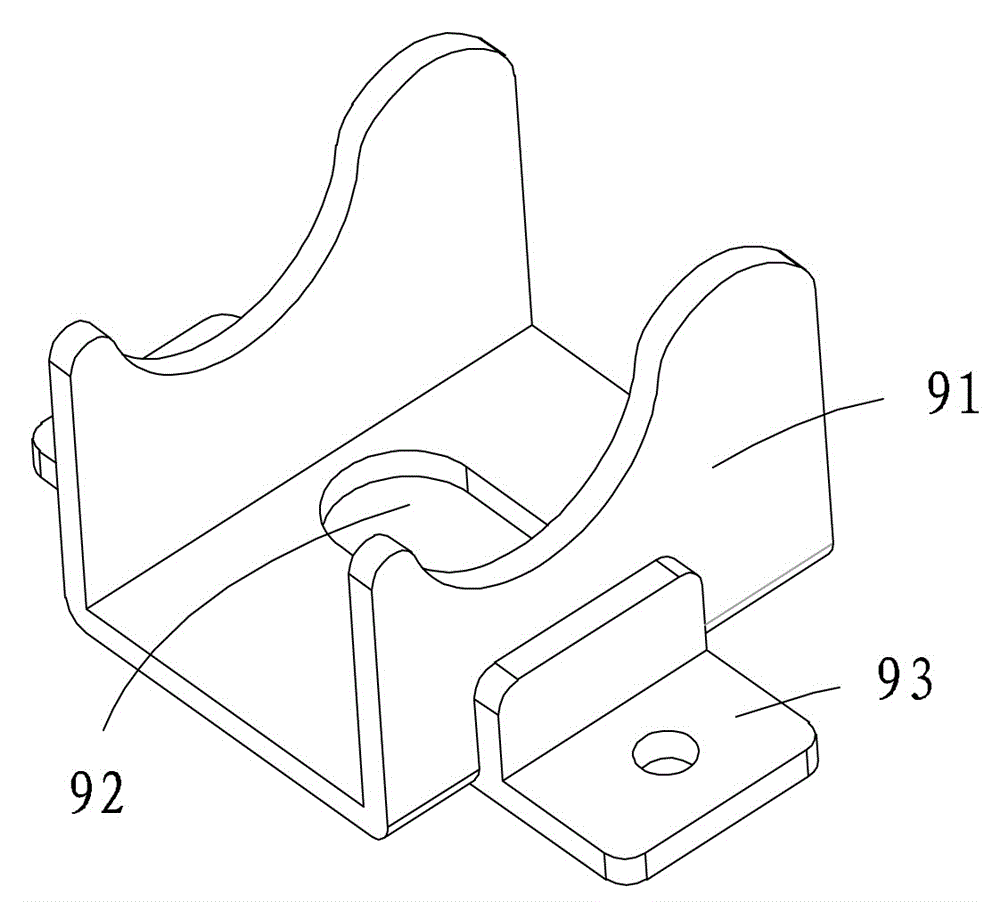 Vehicle rear row seat folding limiting device and vehicle