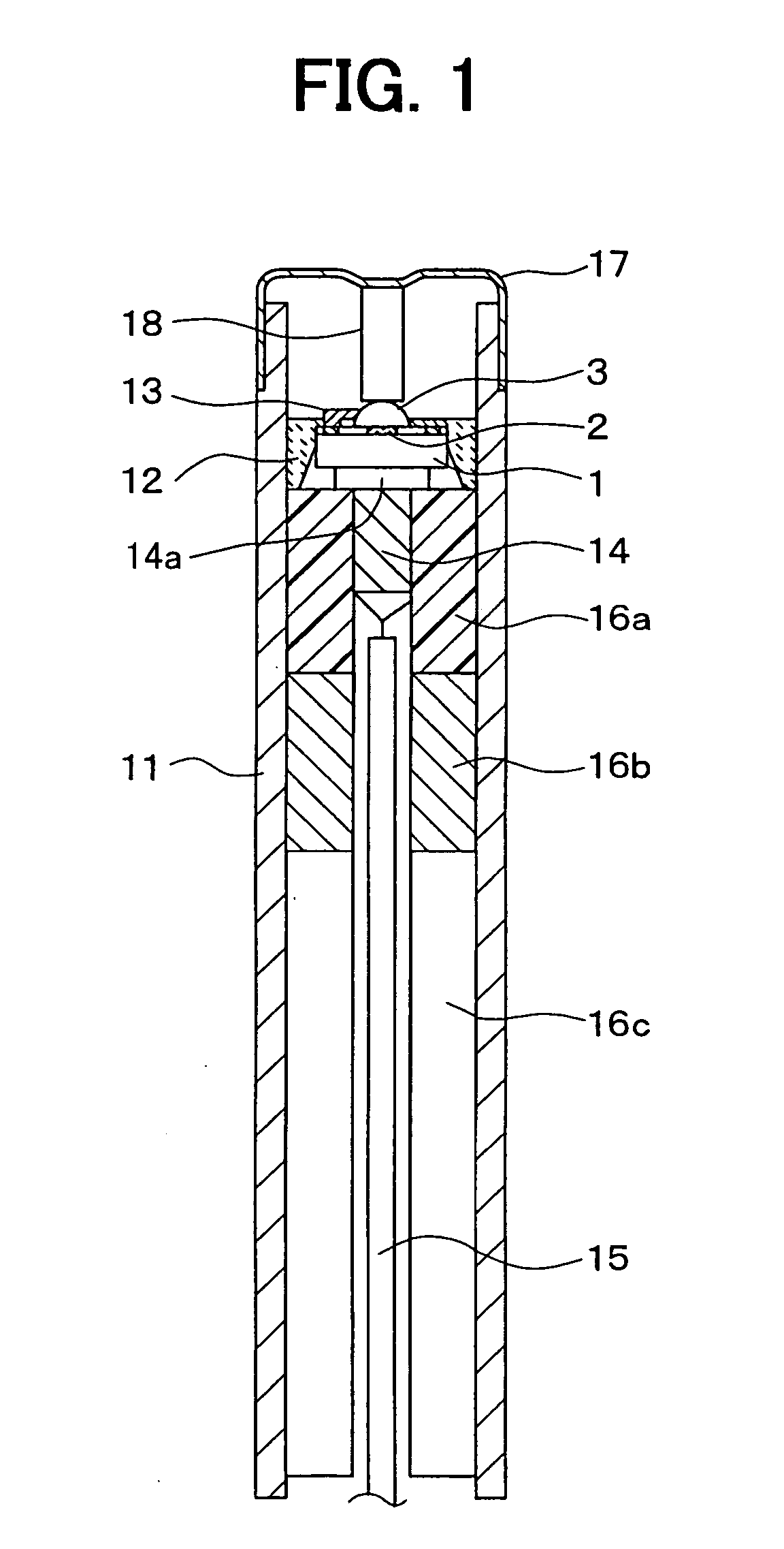 Pressure sensor having diaphragm