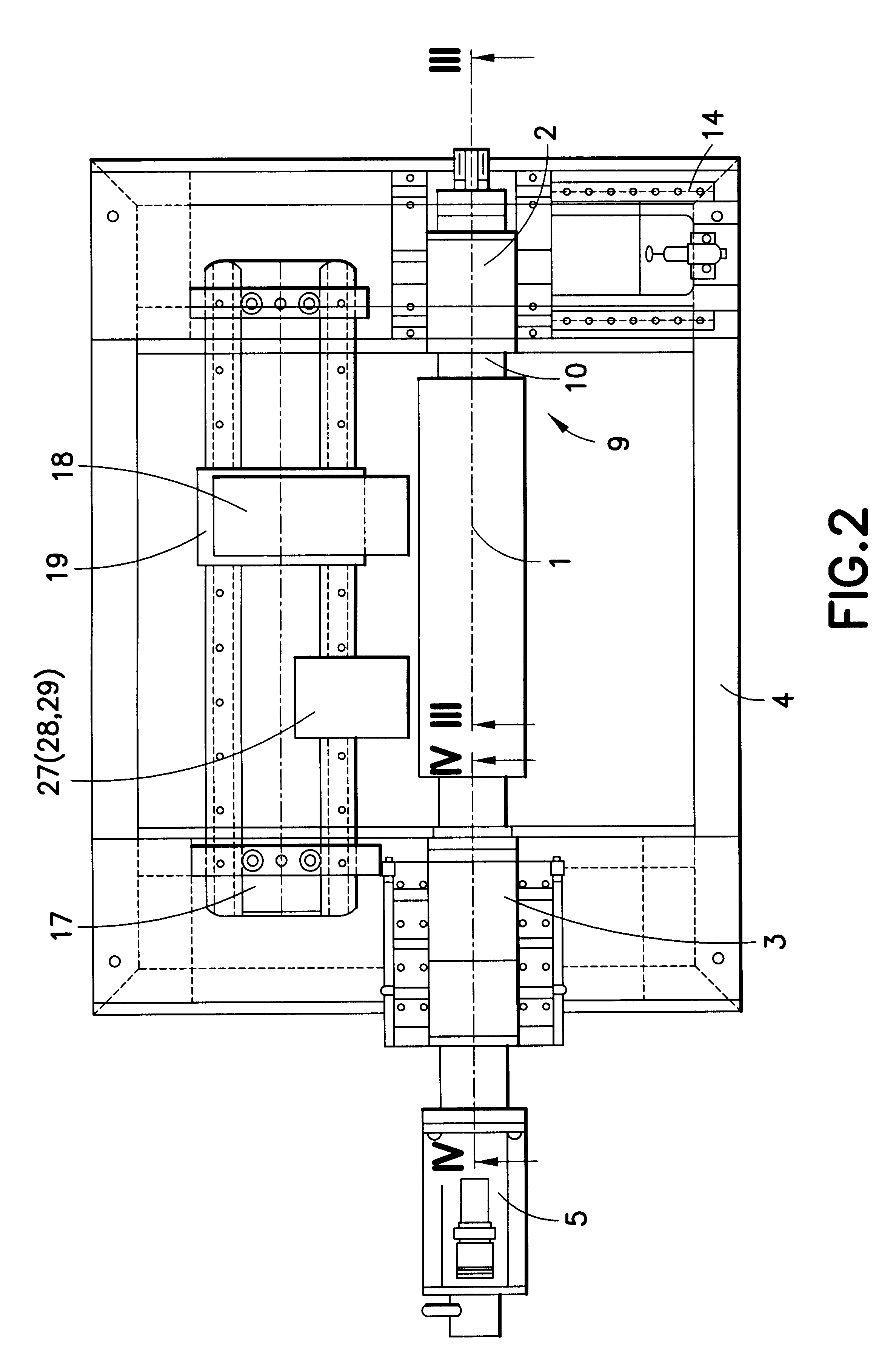 Apparatus for producing printing plates having movable journal for axial removal of plate
