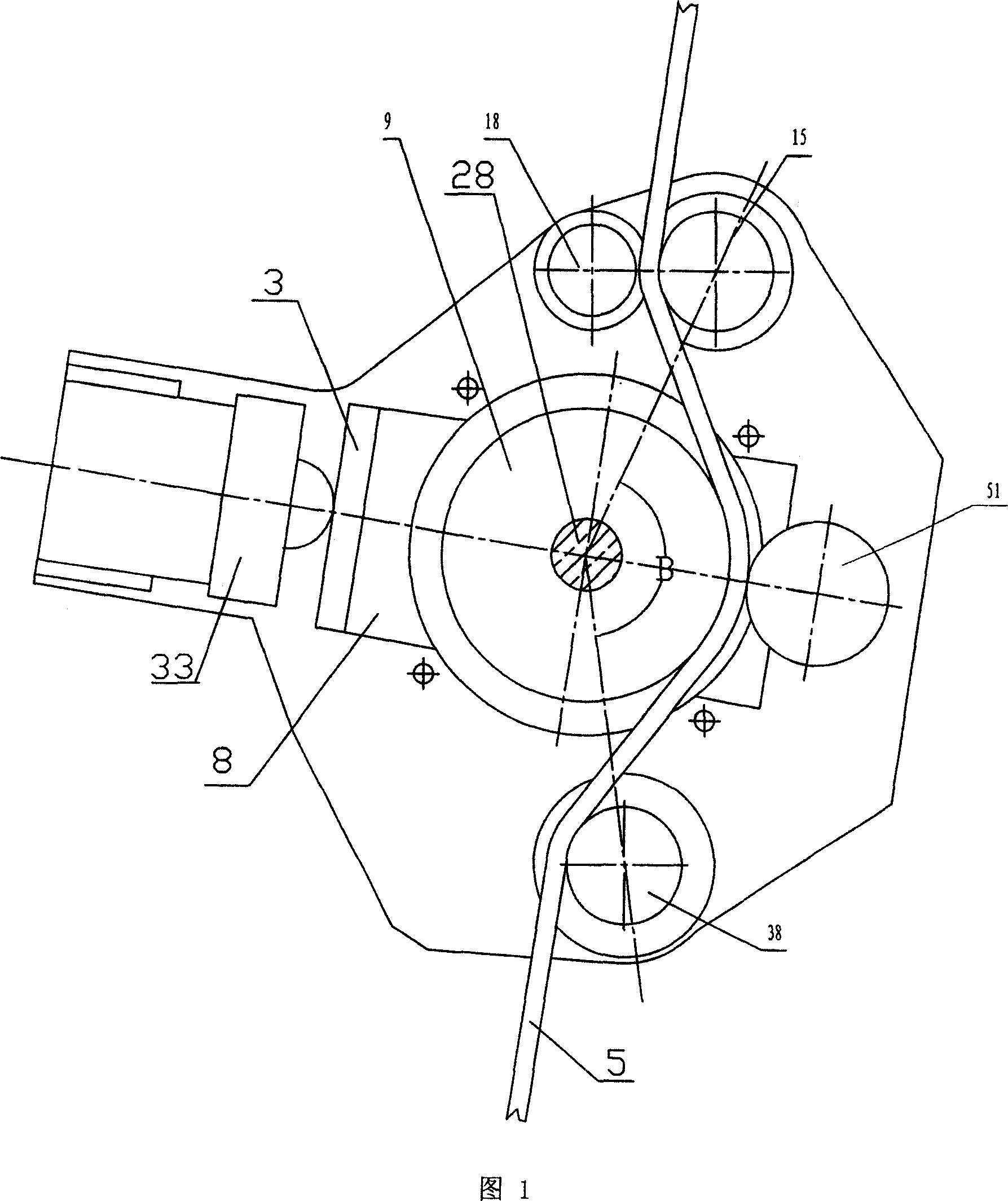 Follow-up detector for two dimension moving point steel cable tension and displacement