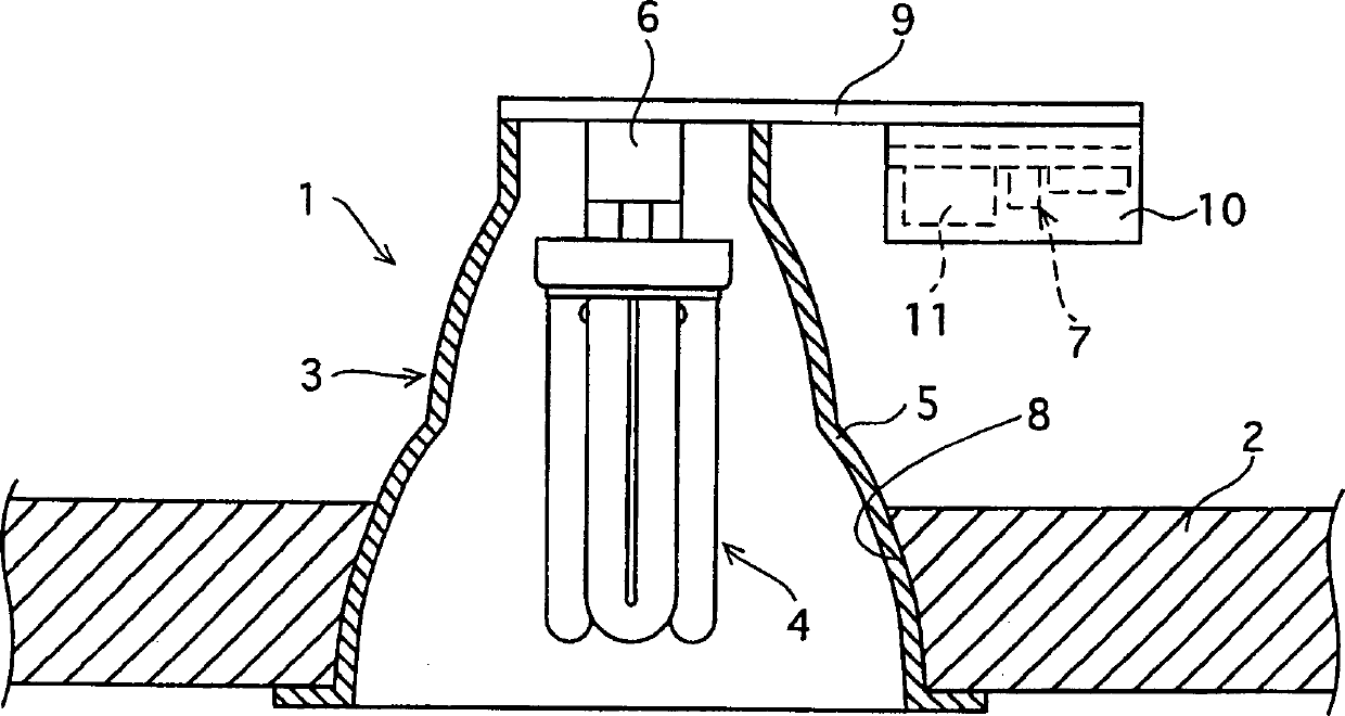 High power lighting system and fluorescent lamp