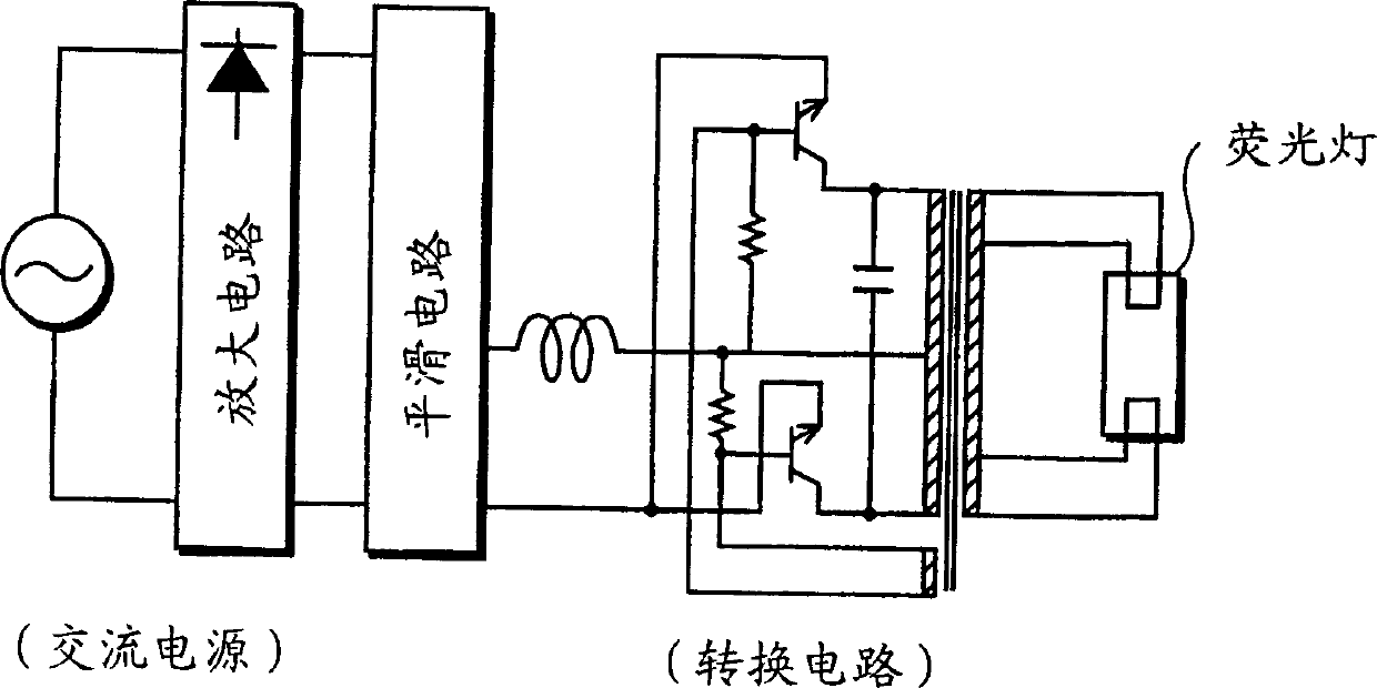 High power lighting system and fluorescent lamp