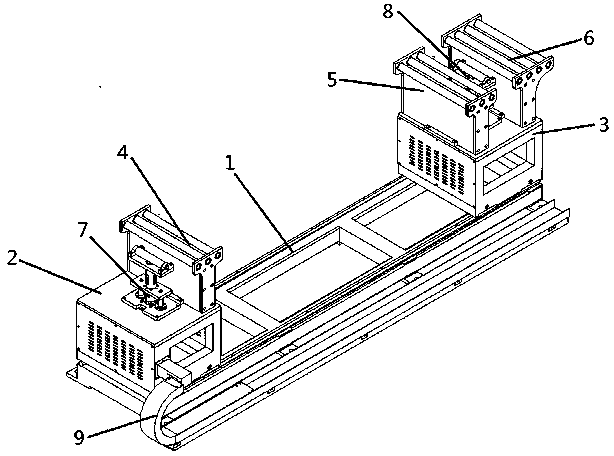 Follow-up system of cutting machine