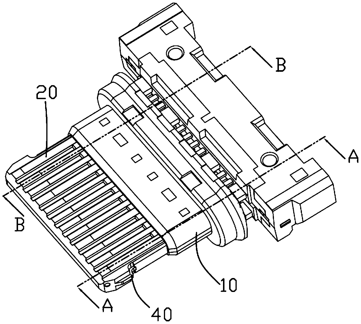 High frequency and high current usb socket