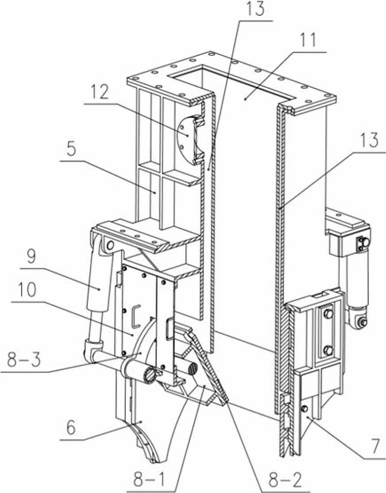 A high -pressure roller grinding machine feed device