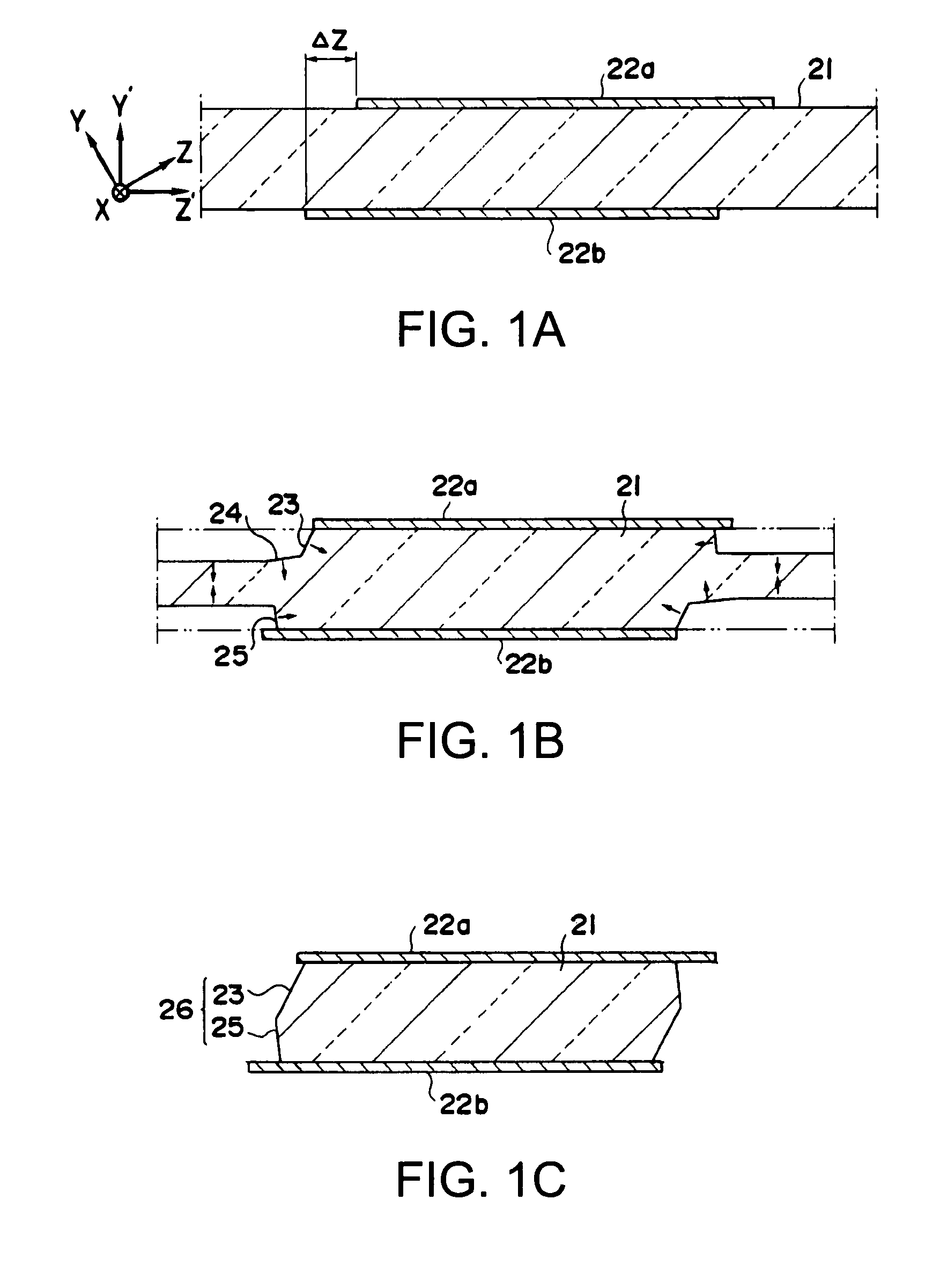 AT cut quartz crystal resonator element and method for manufacturing the same