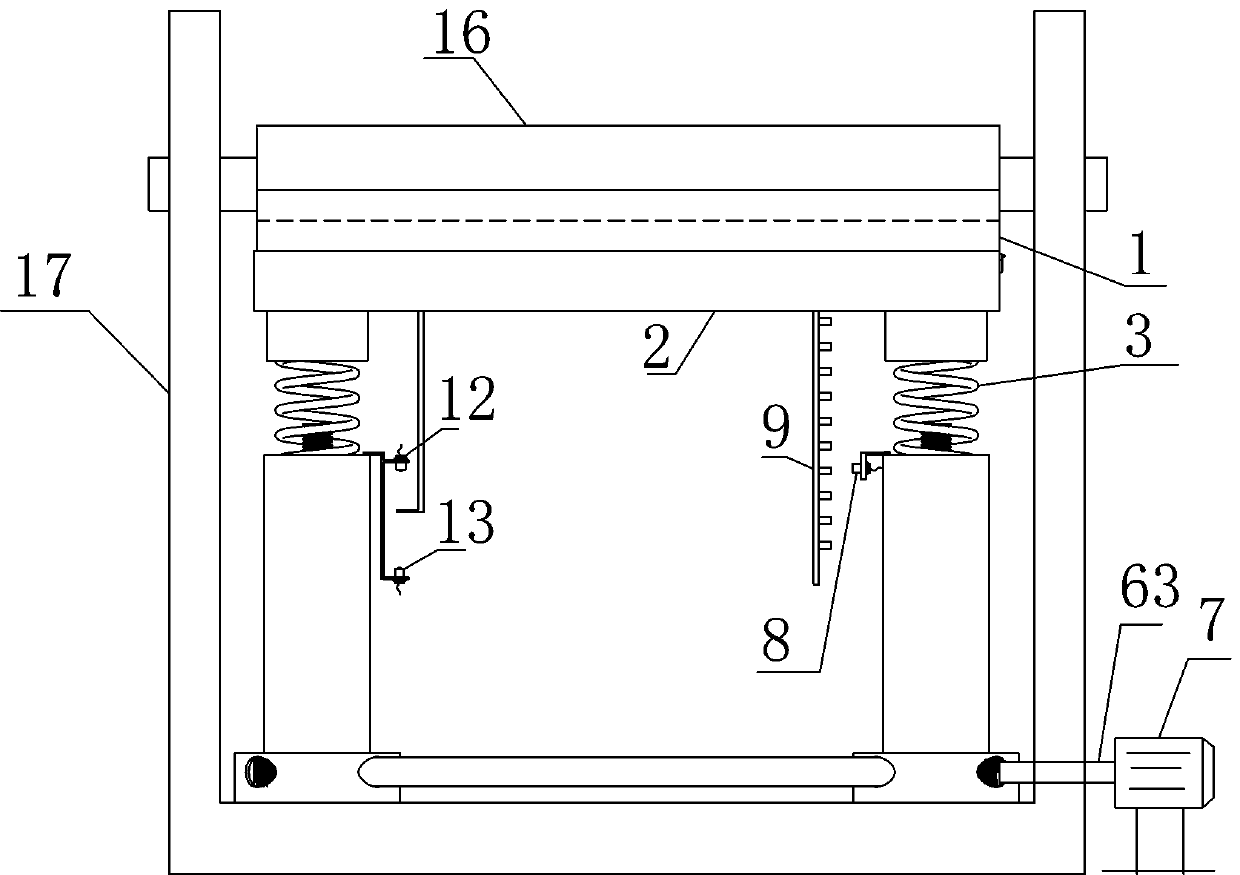 Transition roller cleaning device used in float glass slag box and cleaning method thereof